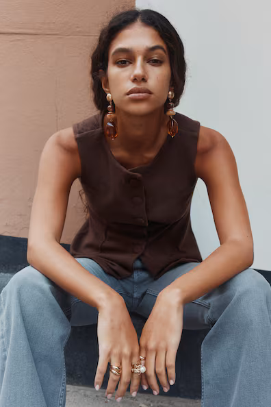 Жилет из джерси