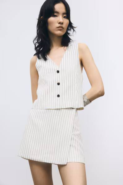 Юбка-шорты с завязкой