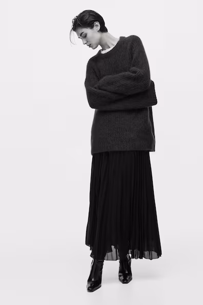 Юбка плиссированная из шифона- Заказать в России