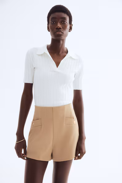 Шорты из интерлока H&M