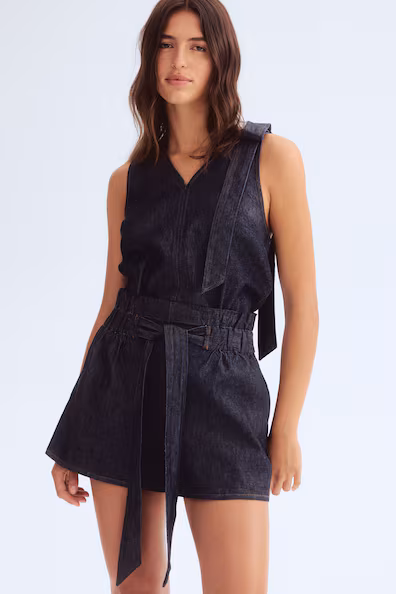 Джинсовые шорты с завышенной талией- Заказать в России