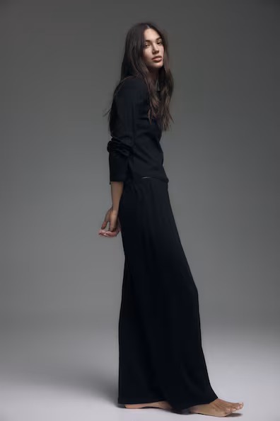 Пижама из трикотажа с рубчиком- Заказать в России