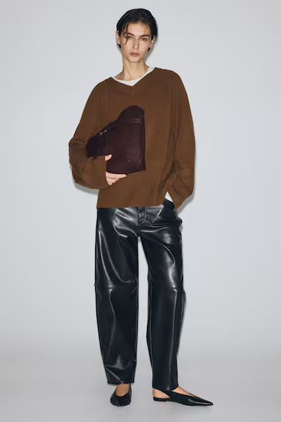 Оверсайз свитер из шерсти- Заказать в России