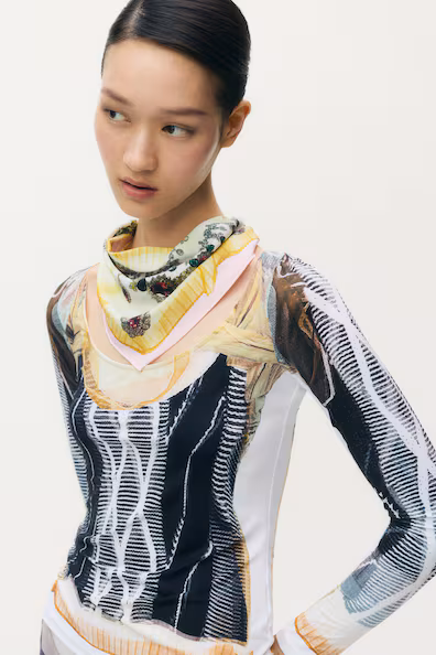 Шелковый шарф для шеи- Заказать в России