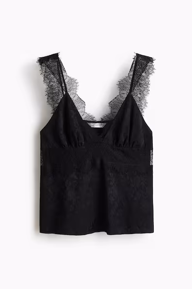 Топ с кружевными вставками- Заказать в России