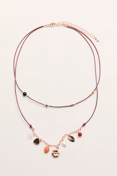 Ожерелье на два оборота из шнурка- Заказать в России