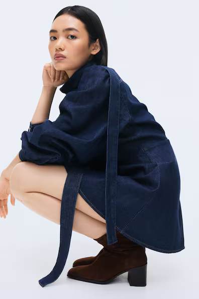 Ботильоны на щиколотке из кожи- Заказать в России