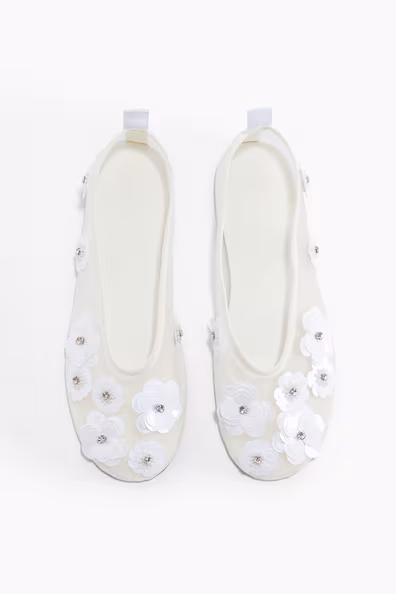 Туфли из сетки SABRINAS с аппликациями