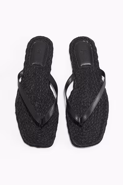 Шлепанцы в стиле альпаргатас