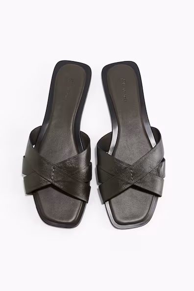 Сандалии из кожи H&M