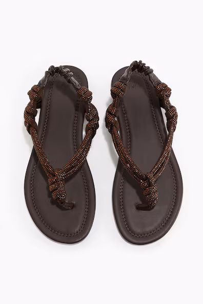 Сандалии с кристаллами H&M- Заказать в России