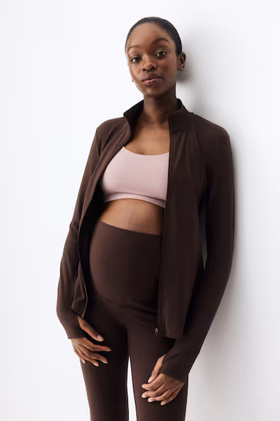 Спортивная куртка с молнией для беременных