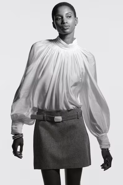 Мини-юбка с поясом