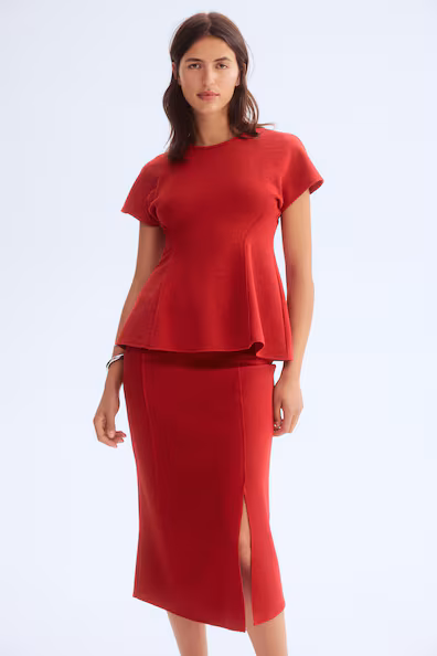 Юбка из тонкого трикотажа- Заказать в России