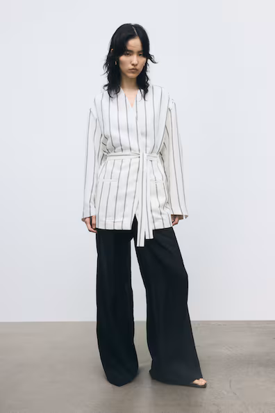 Пиджак из смеси льна- Заказать в России