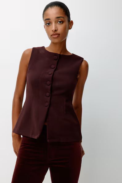 Жилет из джерси