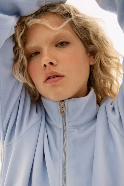 Пиджак из вельвета с молнией