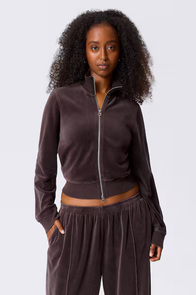 Мини-жакет из мятного бархата