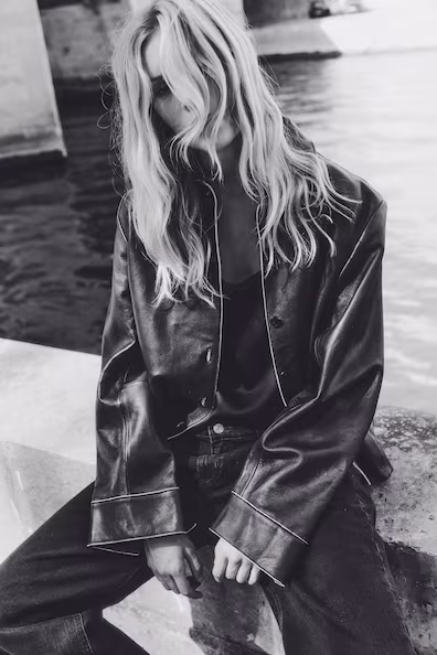 Кожаное пальто- Заказать в России