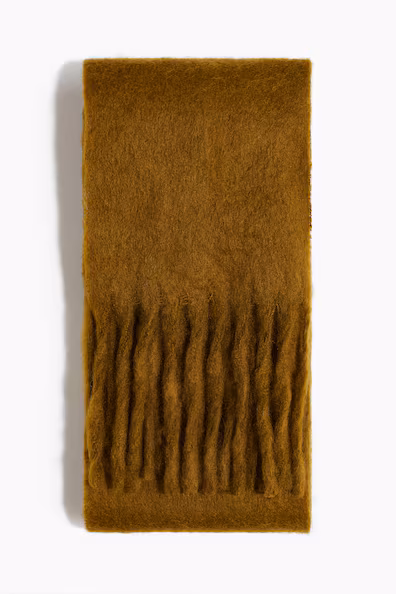 Плюшевый шарф