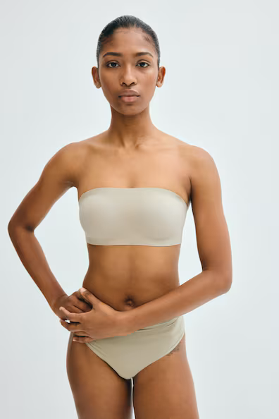 Бандо-бюстгальтер с подушечками из микрофибры- Заказать в России