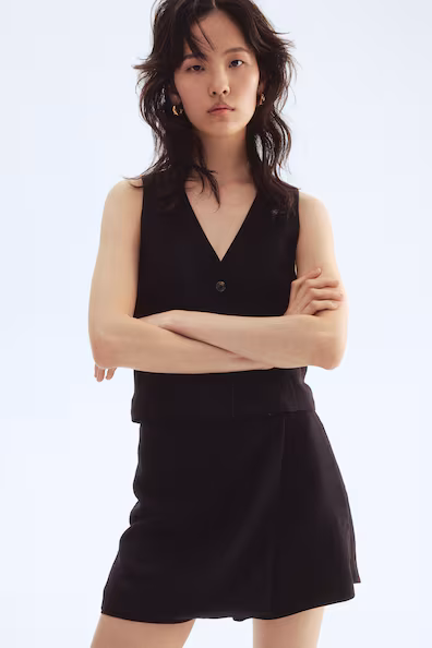 Юбка-шорты с завязкой- Заказать в России