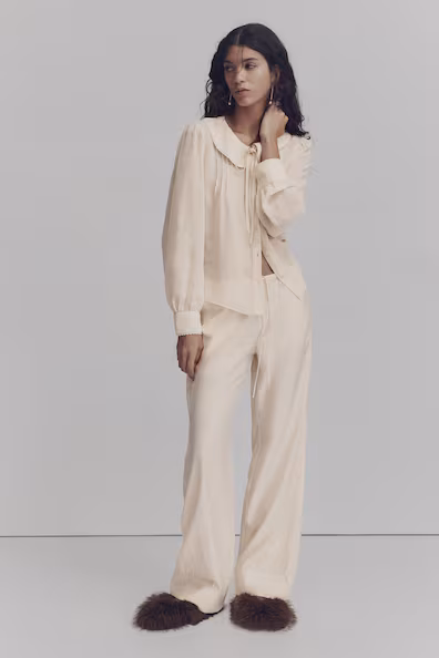 Брюки с завязкой