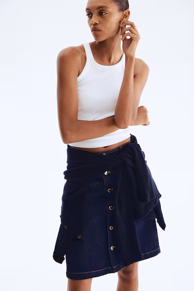 Джинсовая юбка