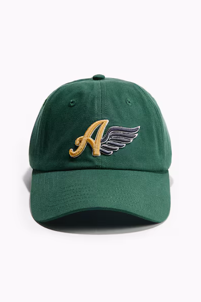 Бейсболка из хлопковой молочной замши