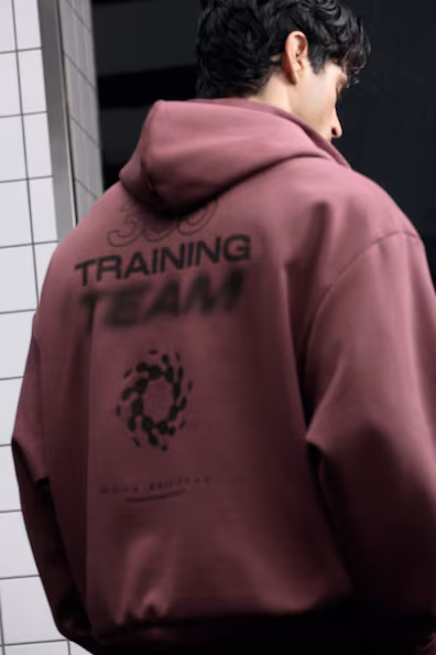 Свитшот для спорта с утеплителем OVERSIZED FIT с технологией DRYMOVE™- Заказать в России