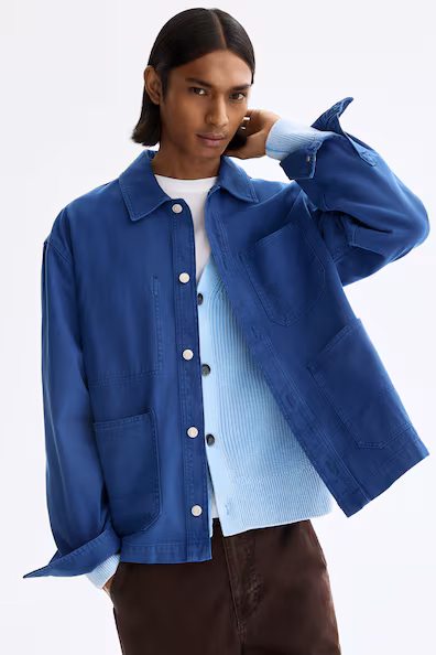 Рубашка-китель из канвы