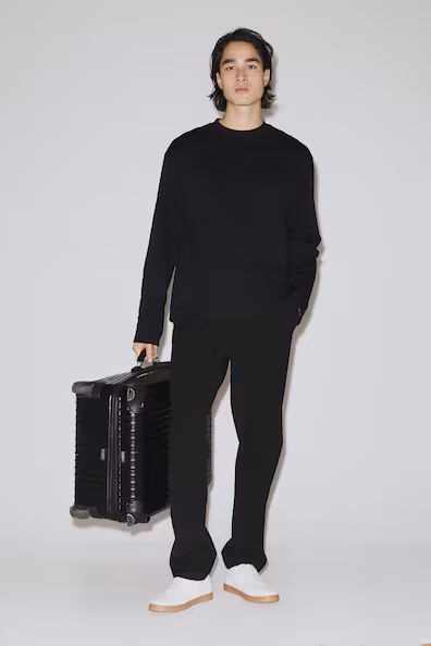 Брюки с эластичным поясом и четырехсторонним растяжением REGULAR FIT