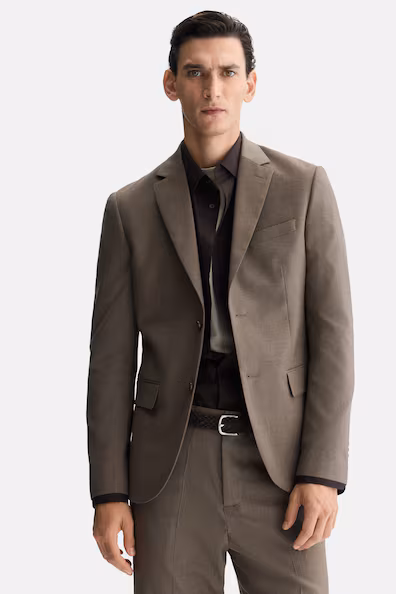 Пальто с простой застежкой REGULAR FIT- Заказать в России