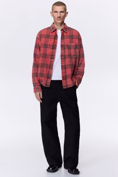 Рубашка RELAXED FIT из хлопка- Заказать в России