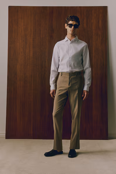 Рубашка из хлопка SLIM FIT- Заказать в России