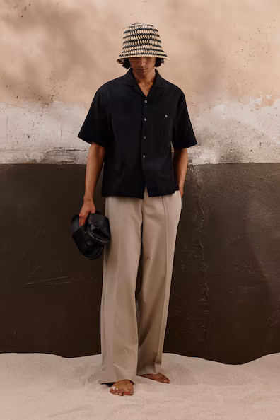 Рубашка REGULAR FIT курортного стиля- Заказать в России