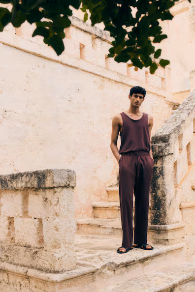 Топ и брюки пижамы- Заказать в России