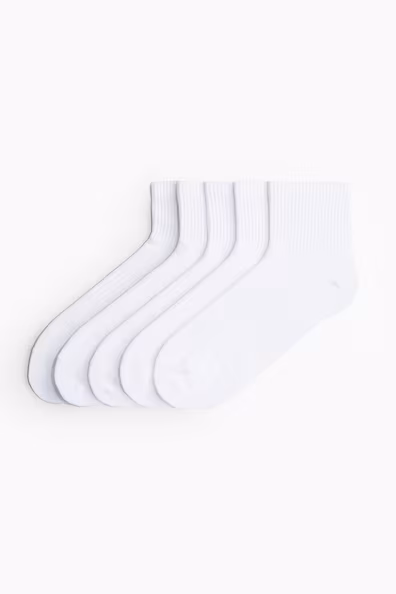 Набор из 5 пар спортивных носков с технологией DRYMOVE™ H&M- Заказать в России