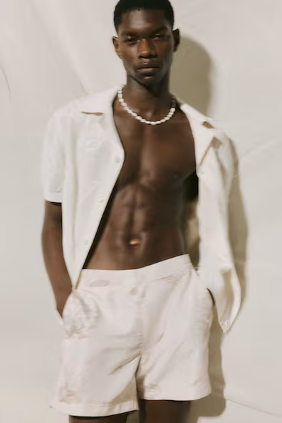 Плавки с морским узором и бежевым оттенком H&M- Заказать в России