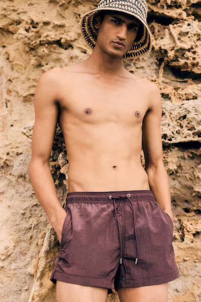 Плавки из морщинистого нейлона- Заказать в России