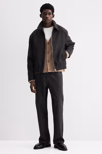 Фетровая рубашка-куртка REGULAR FIT