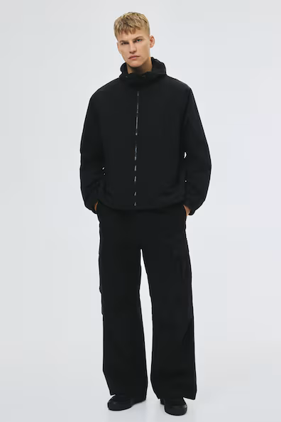 Ветрозащитное пальто с капюшоном- Заказать в России