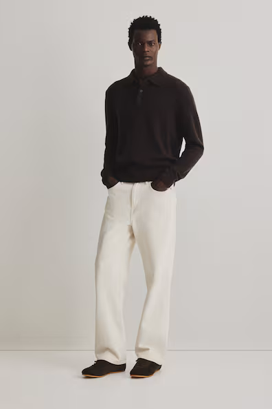 Поло из шерсти REGULAR FIT- Заказать в России