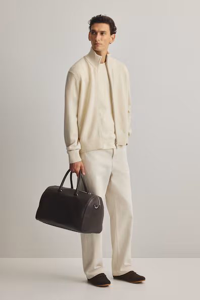 Пальто из шерсти с молнией стандартного кроя- Заказать в России