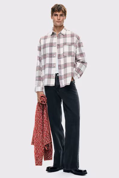 Рубашка комфортного кроя