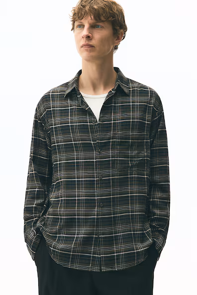 Рубашка комфортного кроя