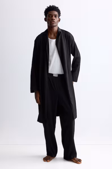 Халат в ткани с жаккардовым узором- Заказать в России