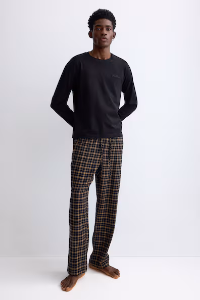 Пижама свитер и брюки из хлопка- Заказать в России