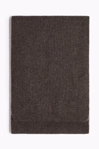 Шарф в рубчик из кашемира- Заказать в России