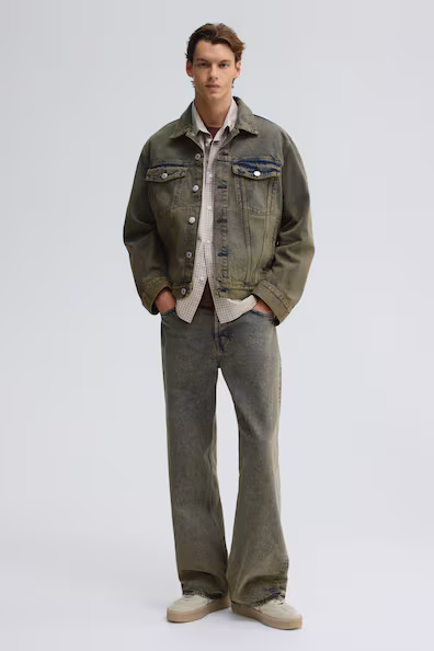 Джинсы прямого кроя свободного покроя- Заказать в России